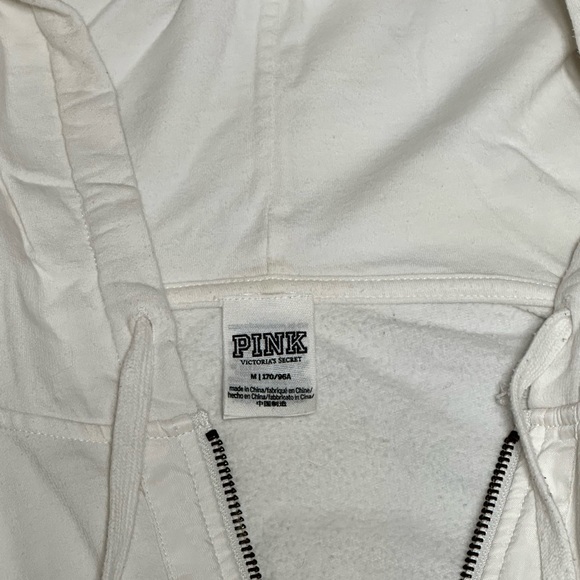 PINK Victoria's Secret White Hoodie - Picture 2 of 2